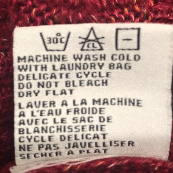 Kersh pullover knit wine colour long sleeve sweater cozy cold wear size medium - Picture 6 of 7